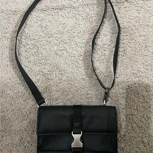 Zara Small Black Mini Clutch Bag